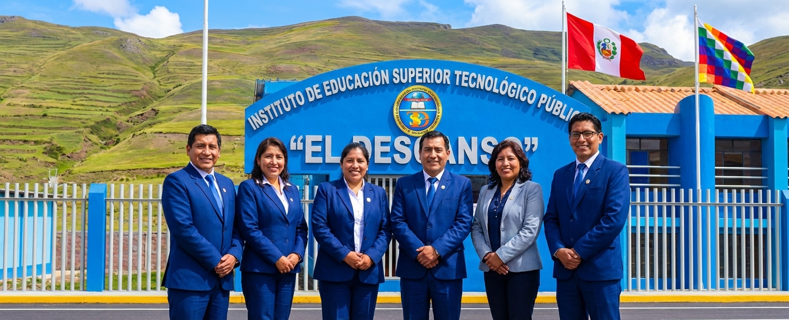 Personal administrativo frente al IESTP El Descanso