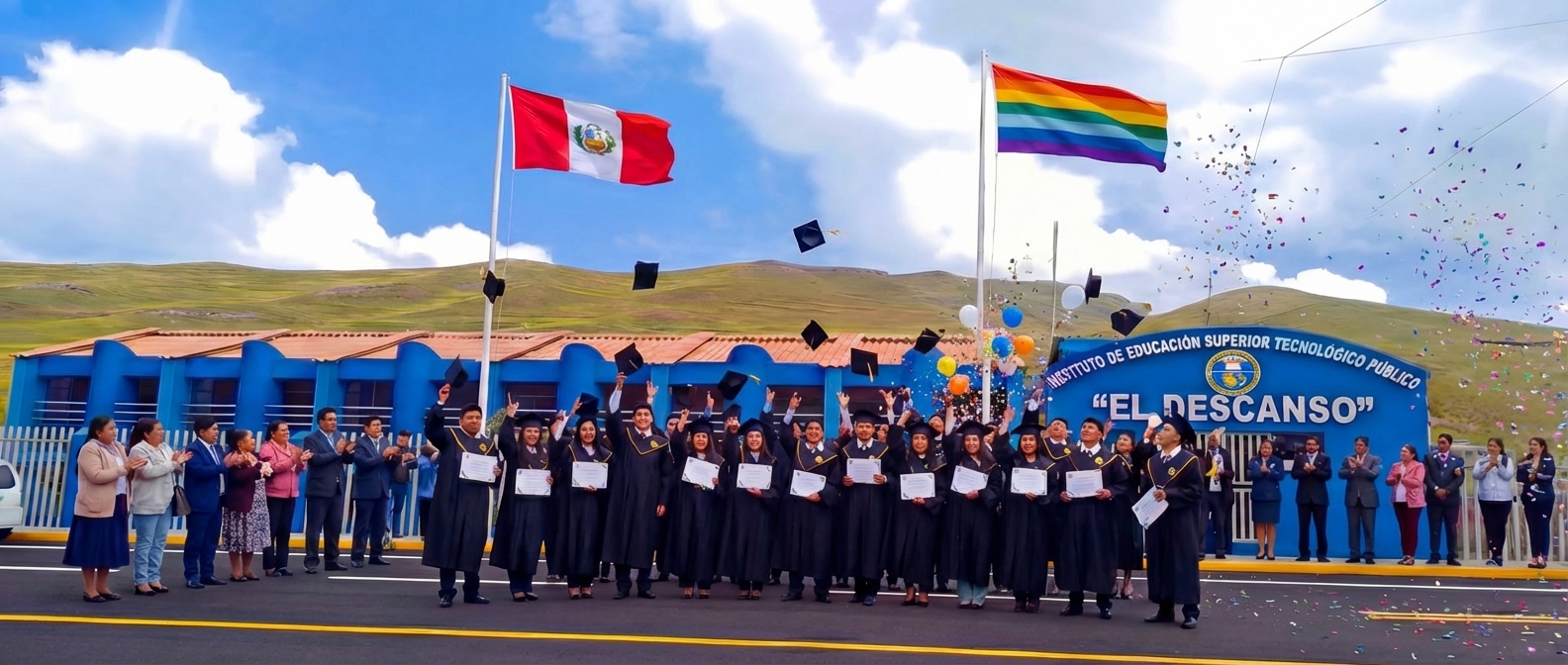 Celebración de egresados del IESTP El Descanso